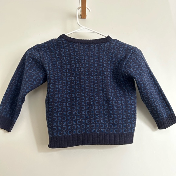 Baby Celine Button Down Cardigan 9-12 months navy blue - Picture 4 of 4